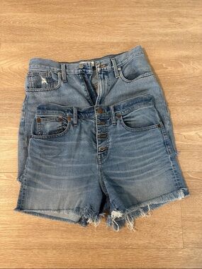 Bundle of 2 Madewell denim sorts. Size 27